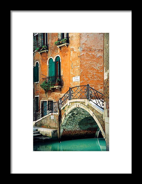 Venice Framed Print featuring the photograph Italy by Claude Taylor