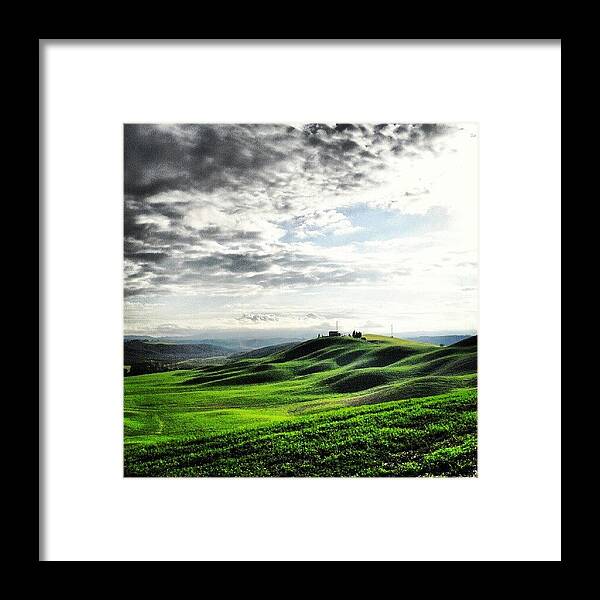 Beautiful Framed Print featuring the photograph #italy #summer #2012 #nature by Daniel Gregorowitsch