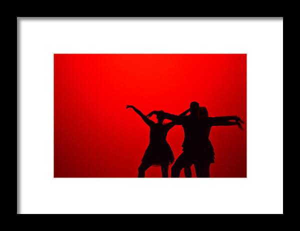 Dance Framed Print featuring the photograph Jazz Dance Silhouette by Matt Hanson