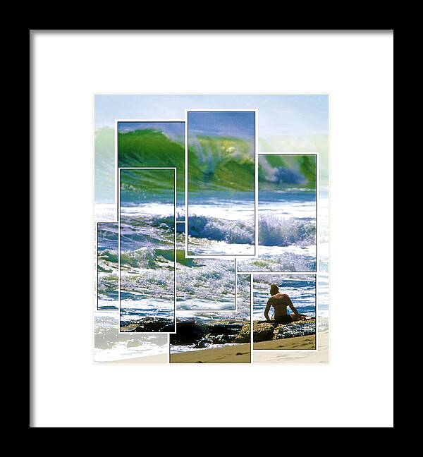 Jersey Framed Print featuring the photograph Jersey Shore 10 by Larry Mulvehill