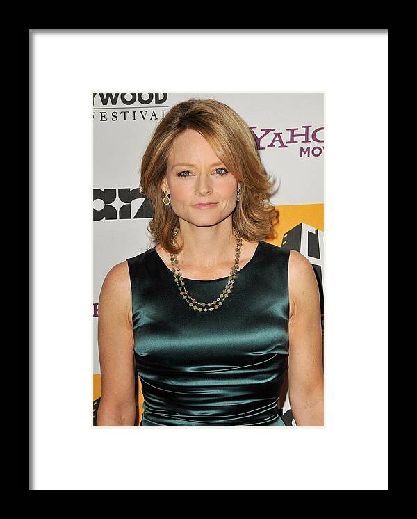 Jodie Foster Framed Print featuring the photograph Jodie Foster At Arrivals For 14th by Everett