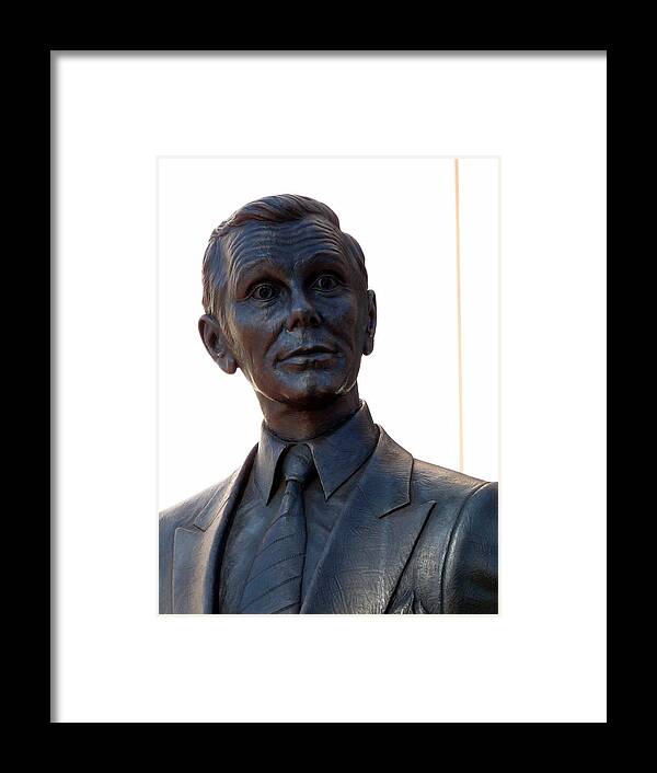 Johnny Carson Framed Print featuring the photograph Johnny Carson by Jeff Lowe