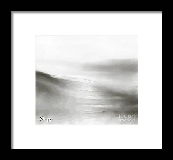 Black And White Art Framed Print featuring the photograph Journey by D Perry