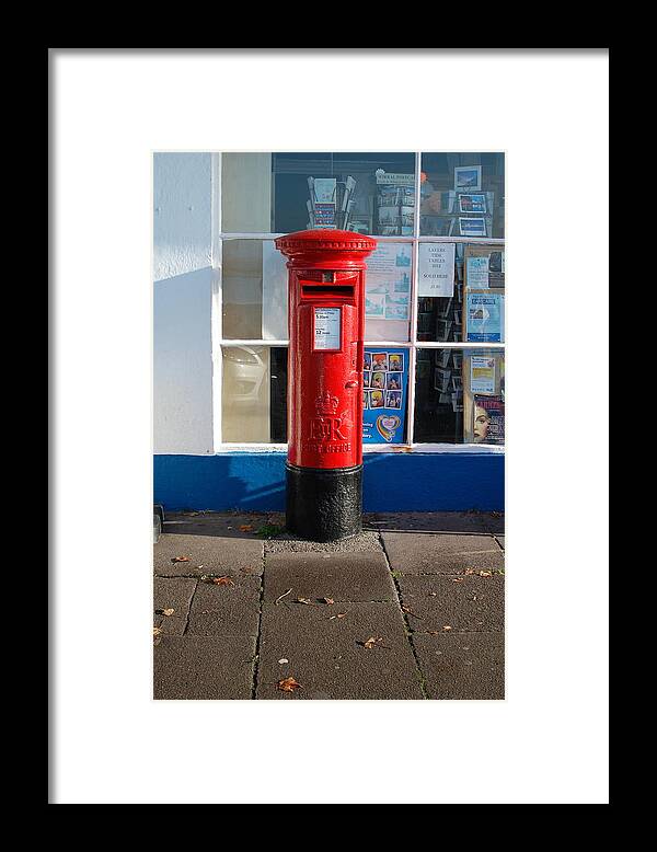 Dickon Framed Print featuring the photograph Jubilee Postbox by Dickon Thompson