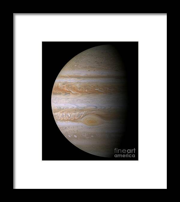 Space Framed Print featuring the photograph Jupiter by NASA/JPL-Caltech