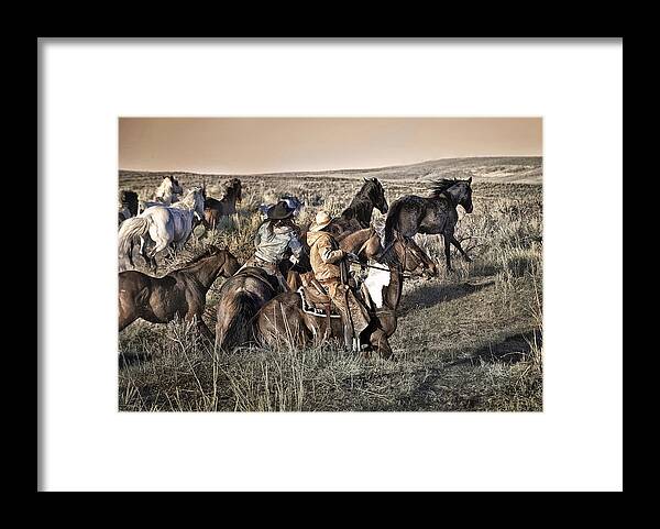 Horse Framed Print featuring the photograph Just another Monday Morning by Pamela Steege