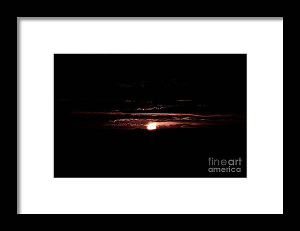 Prints Framed Print featuring the photograph Just Beyond The Sunset by Venura Herath