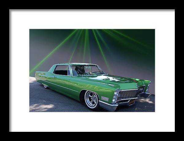 Cadillac Framed Print featuring the photograph Kelly Caddy by Bill Dutting