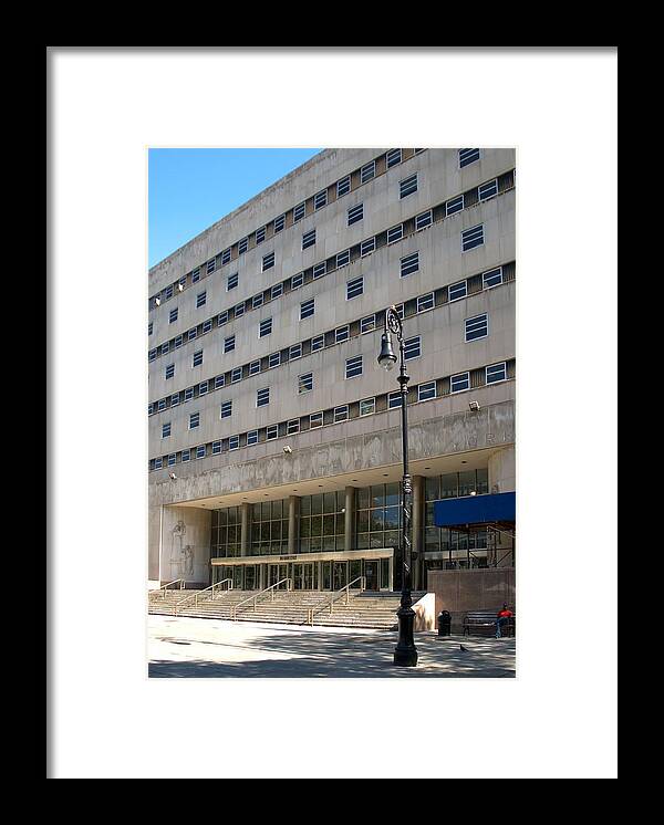 New York Supreme Court Framed Print featuring the photograph Kings County Courthouse by Steven Richman