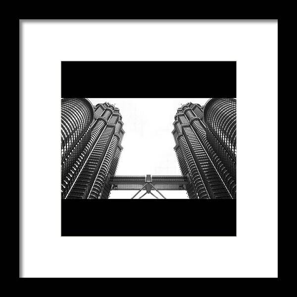 Art Framed Print featuring the photograph Klcc, Malaysia by Zachary Voo