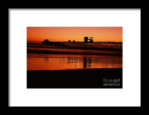 Sunset Framed Print featuring the photograph Knighton075 by Daniel Knighton