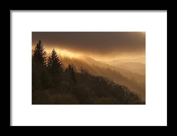 Layers Framed Print featuring the photograph Layers of Light by Joseph Rossbach