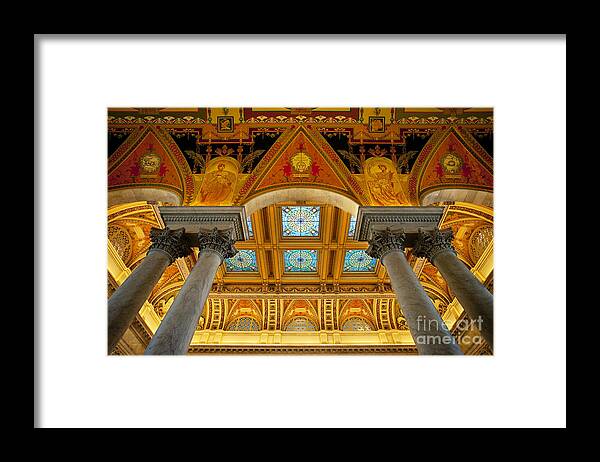 Library Of Congress Framed Print featuring the photograph Library of Congress by Brian Jannsen