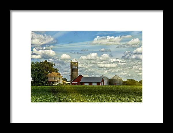 Barn Framed Print featuring the photograph Light After The Storm by Bill and Linda Tiepelman
