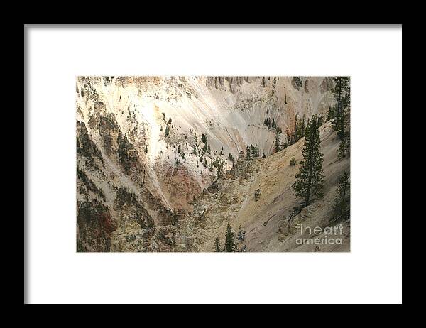 Grand Canyon Framed Print featuring the photograph Light And Shadows In The Grand Canyon in Yellowstone by Living Color Photography Lorraine Lynch