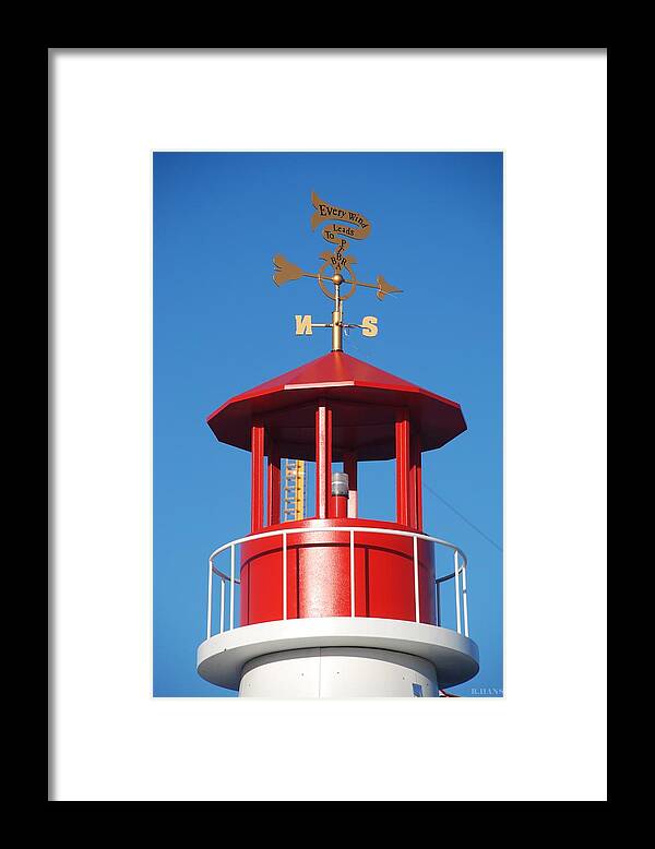 Brooklyn Framed Print featuring the photograph LIGHT HOUSE on CONEY ISLAND by Rob Hans