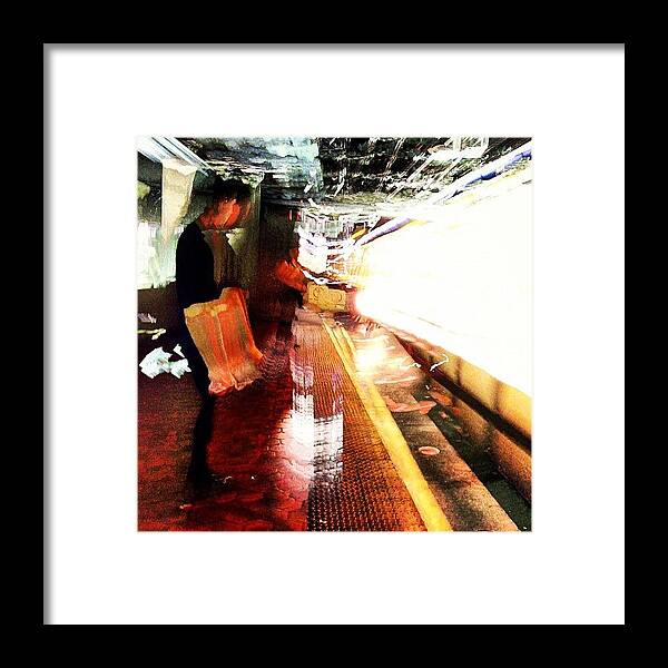 Fascinating Framed Print featuring the photograph Light Rail by Rob Murray