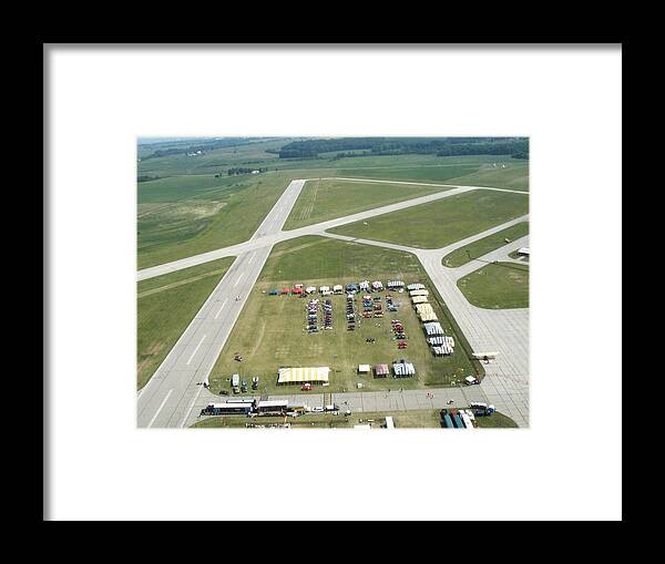 Lincoln Framed Print featuring the photograph Lincoln IL Airport by Thomas Woolworth