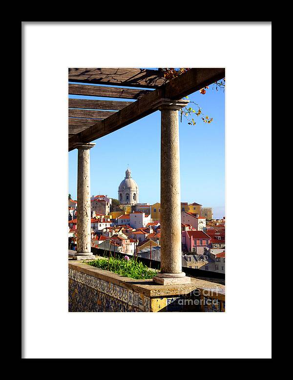 Alfama Framed Print featuring the photograph Lisbon View by Carlos Caetano