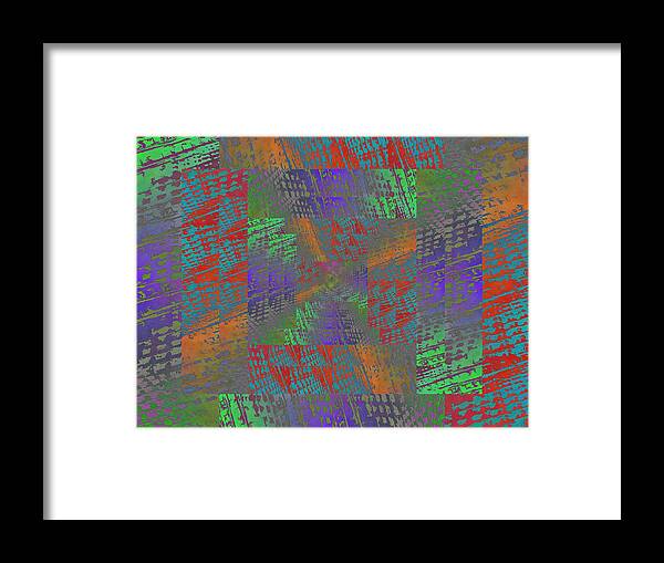 Abstract Framed Print featuring the digital art Listen To What I Have To Say by Tim Allen