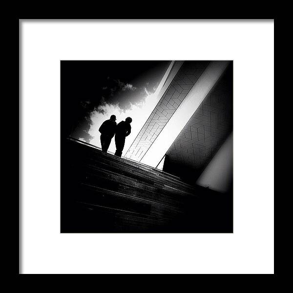 Igersams Framed Print featuring the photograph Living Between The Lines - Concrete by Robbert Ter Weijden