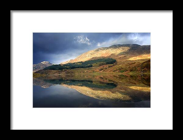 Beauty In Nature Framed Print featuring the photograph Loch Lobhair, Scotland by John Short
