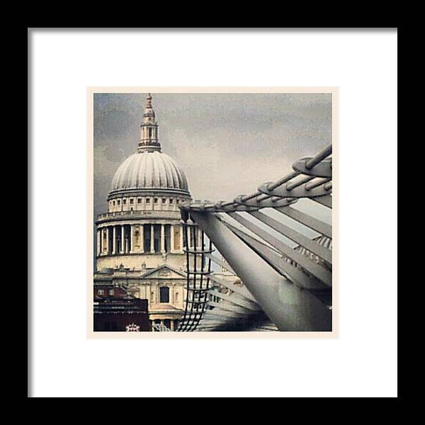 London Framed Print featuring the photograph London by Therese England