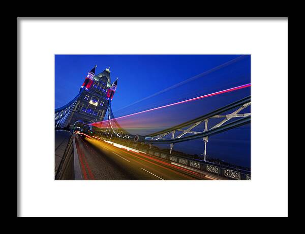 London Framed Print featuring the photograph London Tower Bridge by Nina Papiorek
