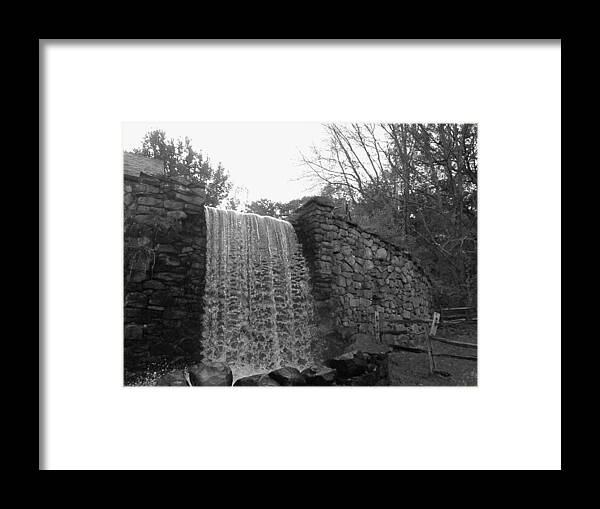 Longfellow Framed Print featuring the photograph Longfellow Grist Mill x10 by Kim Galluzzo