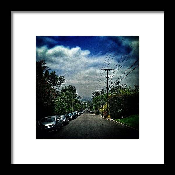 Art Framed Print featuring the photograph Looking Down Into The City Of Los by Loghan Call
