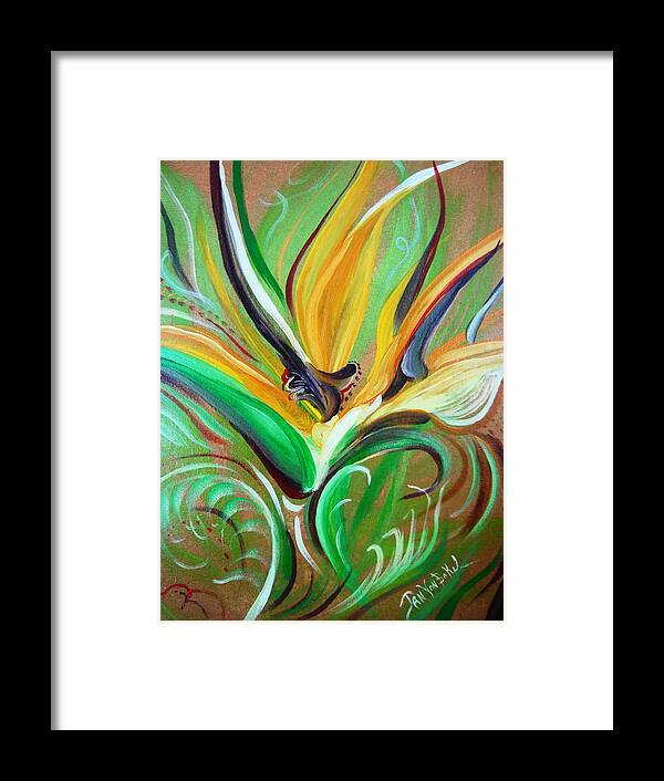 Bird Of Paradise Framed Print featuring the painting Lost Paradise by Jan VonBokel
