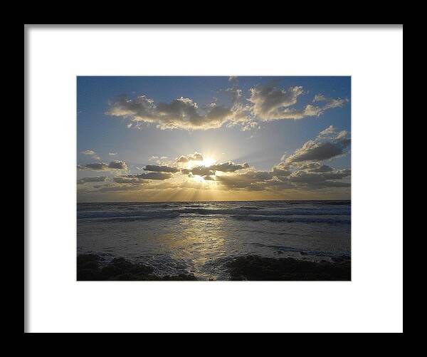 Sunrise Framed Print featuring the photograph Loving Touch by Sheila Silverstein