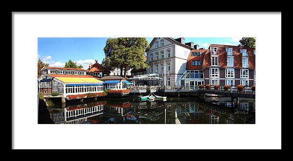Photography Framed Print featuring the photograph Lunaburg Canal by Frederic A Reinecke