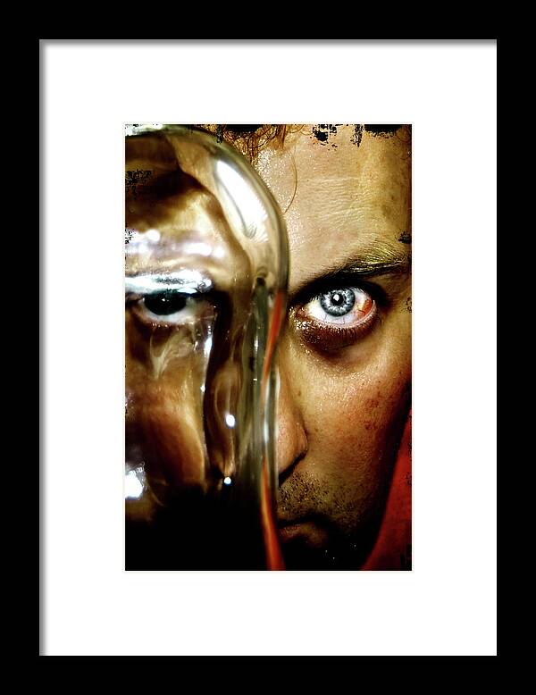 Mad Framed Print featuring the photograph Mad Man by Pedro Cardona Llambias
