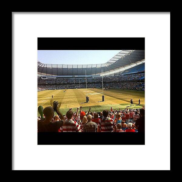  Framed Print featuring the photograph Manchester Magic Weekend: Salford Vs by Gaz Shaw