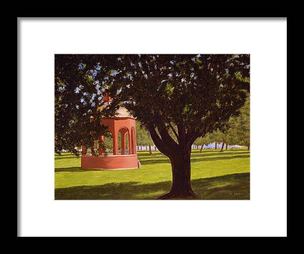 South Boston Framed Print featuring the painting Marine Park South Boston by William Frew