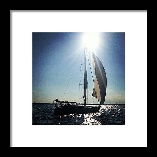  Framed Print featuring the photograph Mark From Charleston Sailing School Got by Dustin K Ryan
