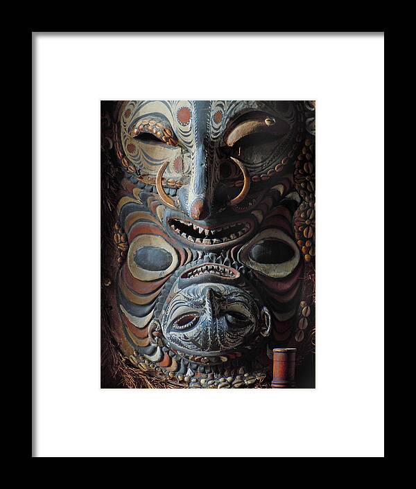 Mask Framed Print featuring the photograph Mask by Nancy Griswold