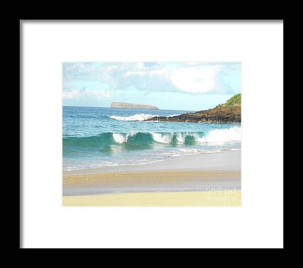 Beach Framed Print featuring the photograph Maui Hawaii Beach by Rebecca Margraf