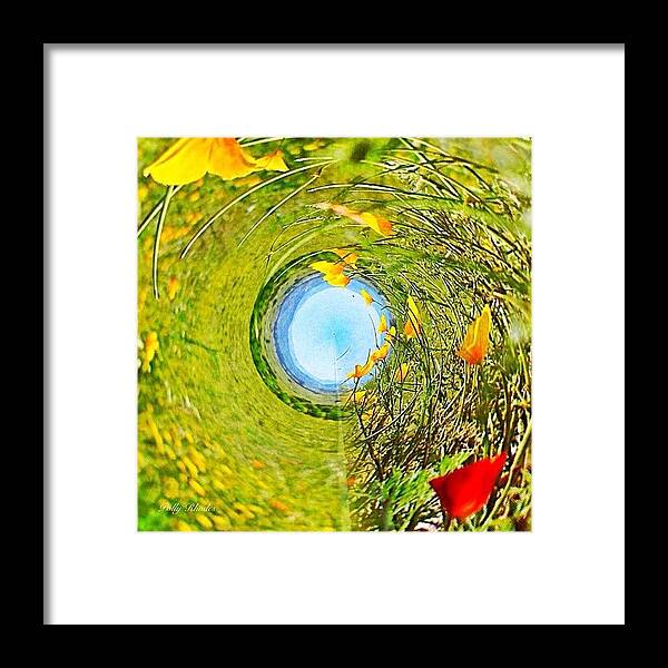 Meadow Framed Print featuring the photograph Meadow Flowers 2 #meadow #meadowflowers by Polly Rhodes