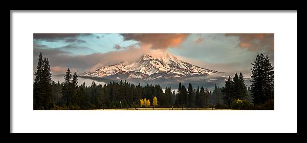 Landscape Framed Print featuring the photograph Meadow Views by Randy Wood