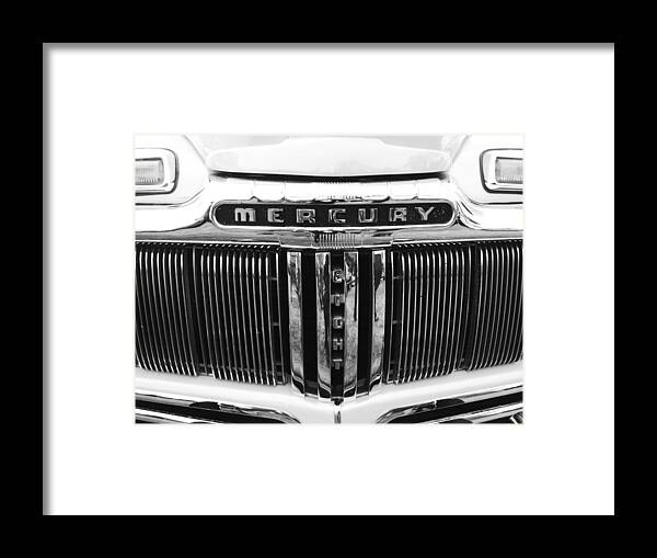 Classic Mercury Grill Framed Print featuring the photograph Mercury Grill by Kym Backland