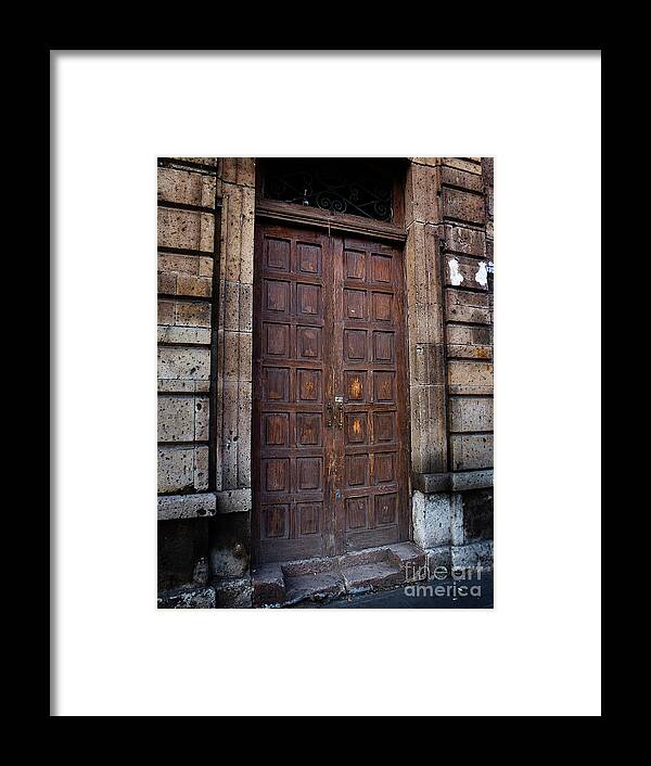 North America Framed Print featuring the photograph Mexican Door 41 by Xueling Zou