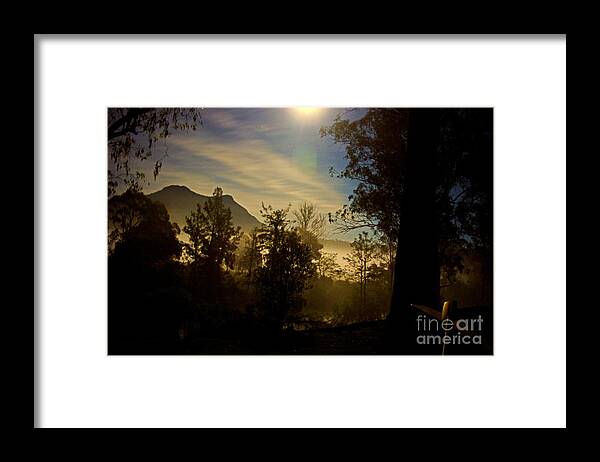 Midnight Framed Print featuring the photograph Midnight Mist by Blair Stuart