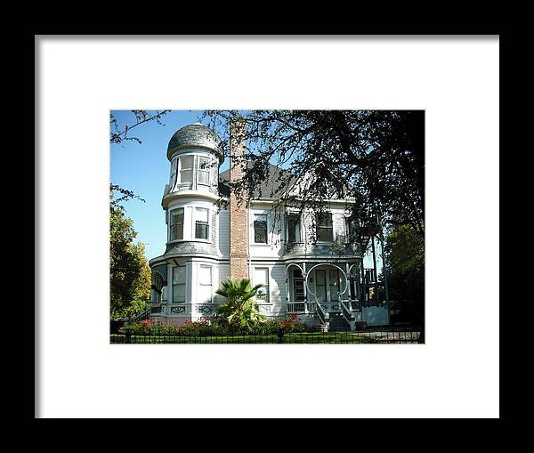 Migliavacca Framed Print featuring the photograph Migliavacca Mansion Napa by Kelly Manning