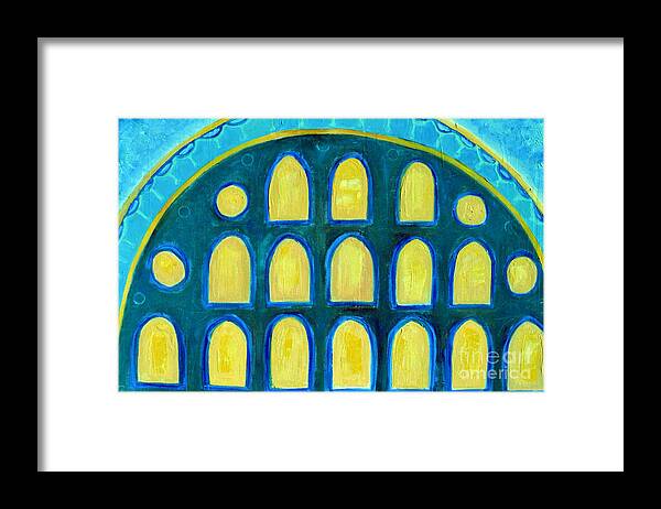 Art Framed Print featuring the painting Mihrimah by Karen Francis