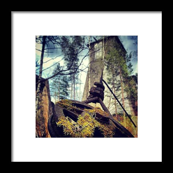 Mining Framed Print featuring the photograph #mining #decay #abandoned #rust #metal by Tommie Lif