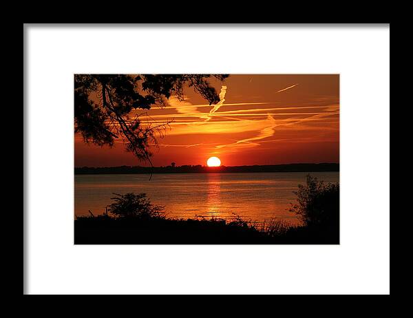 Mississippi Sunset Framed Print featuring the photograph Mississippi Sunset 4 by Jim Albritton