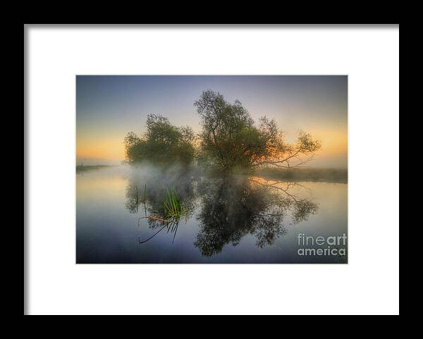 Hdr Framed Print featuring the photograph Misty Dawn 2.0 by Yhun Suarez