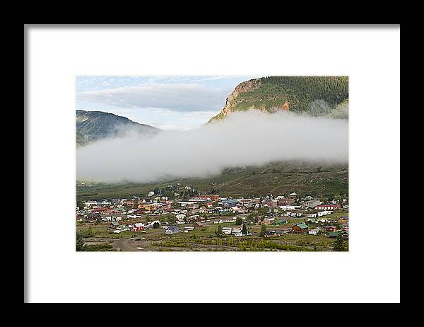 Best Sellers Framed Print featuring the photograph Misty Silverton Colorado by Melany Sarafis